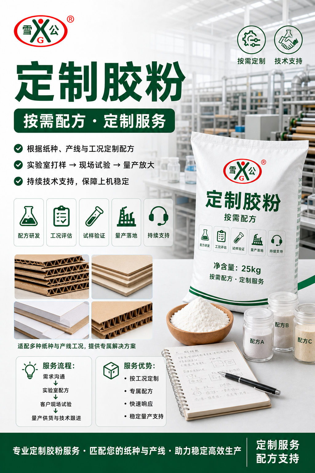 Custom Adhesive Powder Service